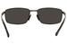 Champion Men's CU6037 CU/6037 Rectangle Polarized Sunglasses