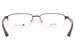 Champion Triad Eyeglasses Men's Semi Rim Rectangular Optical Frame
