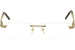 Charriol Men's Eyeglasses PC 7467A 7467/A Rimless Optical Frame