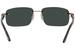 Chopard Men's SCHA56 SCHA/56 Fashion Rectangle Polarized Sunglasses