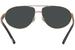 Chopard Men's SCHA57 SCHA/57 Fashion Pilot Polarized Sunglasses