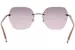 Chopard SCHL88M Sunglasses Women's Square Shape Rimless Style