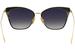 Dita Women's Arise DRX-3041 Fashion Cat Eye Titanium Sunglasses