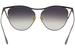 Dita Women's Revoir DTS509 DTS/509 Fashion Cat Eye Titanium Sunglasses