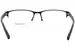 Emporio Armani EA1138 Eyeglasses Men's Semi Rim Rectangle Shape