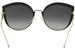 Fendi Women's FF0290/S FF/0290/S Fashion Cat Eye Sunglasses