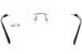 Flair Pcam 1504 Eyeglasses Men's Rimless Rectangle Shape