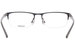 Flexon E1016 Eyeglasses Men's Semi Rim Rectangular Optical Frame
