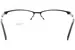 Flexon E1165 Eyeglasses Men's Semi Rim Rectangle Shape