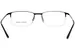Giorgio Armani AR5010 Eyeglasses Men's Semi Rim Rectangle Shape