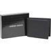 Giorgio Armani Men's Genuine Saffiano Leather Bi-Fold Money Clip Wallet