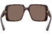 Gucci GG1692S Sunglasses Women's Square Shape