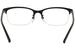 Gucci Men's Eyeglasses GG0132OJ GG/0132/OJ Half Rim Titanium Optical Frame