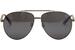 Gucci Men's GG0043SA GG/0043/SA Pilot Sunglassess (Asian Fit)