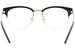 Gucci Women's Eyeglasses GG0201O GG/0201/O Half Rim Optical Frame