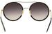 Gucci Women's GG0061S GG/0061/S Round Sunglasses