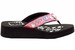 Hello Kitty Girl's HK Tilly Fashion Wedge Flip-Flops Sandals Shoes