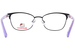 Hello Kitty HK371 Eyeglasses Youth Kids Girl's Full Rim Round Shape