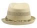 Henschel Men's Paisley Trim Vented Toyo Straw Fedora Hat