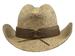 Henschel Women's Australian Embroidered Trim Straw Western Hat