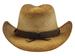 Henschel Women's Hiker Flower Conchos Straw Western Cowboy Hat