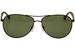 Hugo Boss Men's 0824S 0824/S Stainless Steel Polarized Pilot Sunglasses