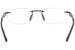 Hugo Boss Men's Eyeglasses 0710 Rimless Optical Frame