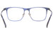 John Varvatos V182 Eyeglasses Men's Full Rim Rectangular Titanium Optical Frame