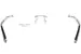 Judith Leiber Couture Ensemble Eyeglasses Women's Rimless Cat Eye