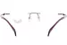 Line Art by Charmant XL2154 Eyeglasses Rimless Titanium Optical Frame