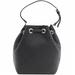 Love Moschino Women's Logo Embossed Top Handle Bucket Handbag