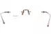 Matsuda M5015 Eyeglasses Rimless Oval Shape