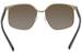 Michael Kors August MK1018 MK/1018 1145T5 Pale Gold Square Sunglasses 56mm