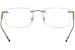 Mont Blanc Men's Eyeglasses MB0049O MB/0049/O Rimless Optical Frame