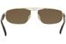 Mont Blanc Men's MB0033S MB/0033/S Rectangle Sunglasses