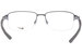 Nike 8141 Eyeglasses Men's Semi Rim Rectangle Shape