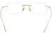 Oligarch Men's Eyeglasses NK3300 NK/3300 24kt Gold Plated Rimless Optical Frame