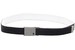 Original Penguin Men's Solid Color Reversible Web Belt Adjustable Up To Size 50