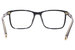 Police VPLC52 Eyeglasses Men's Full Rim Rectangular Optical Frame