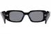Prada PR 17WS Sunglasses Women's Rectangle Shape