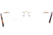 Pure Airlock Caliber Titanium Eyeglasses Rimless