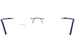 Pure Airlock Endless Eyeglasses Rimless Rectangle Shape