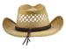 Scala Men's Pinch Front Raffia Western Hat