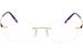 Silhouette Eyeglasses Dynamics Colorwave Chassis 5500 Rimless Optical Frame
