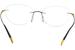 Silhouette Eyeglasses Dynamics Colorwave Chassis 5500 Rimless Optical Frame