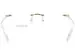 Swarovski SK1021 Eyeglasses Women's Rimless