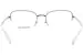 Swarovski SK1023 Eyeglasses Women's Semi Rim Cat Eye