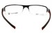 Tag Heuer Men's Eyeglasses Track S TH7624 TH/7624 Half Rim Optical Frame