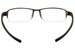 Tag Heuer Men's Eyeglasses Track TH7201 TH/7201 Half Rim Optical Frame