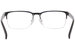 Tumi VTU024 Eyeglasses Men's Semi Rim Rectangular Optical Frame